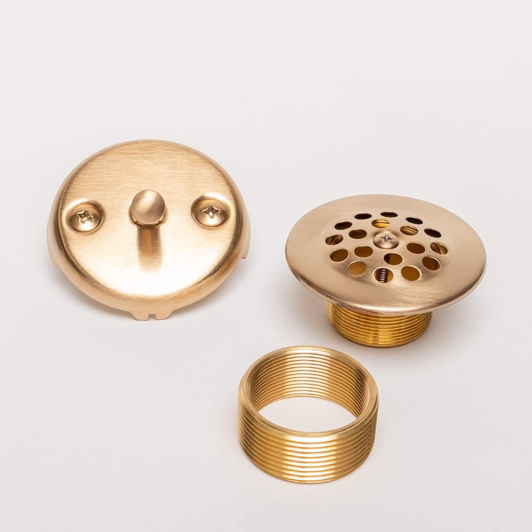 Bathtub Grid Strainer Gold Polished, Bathroom Accessories